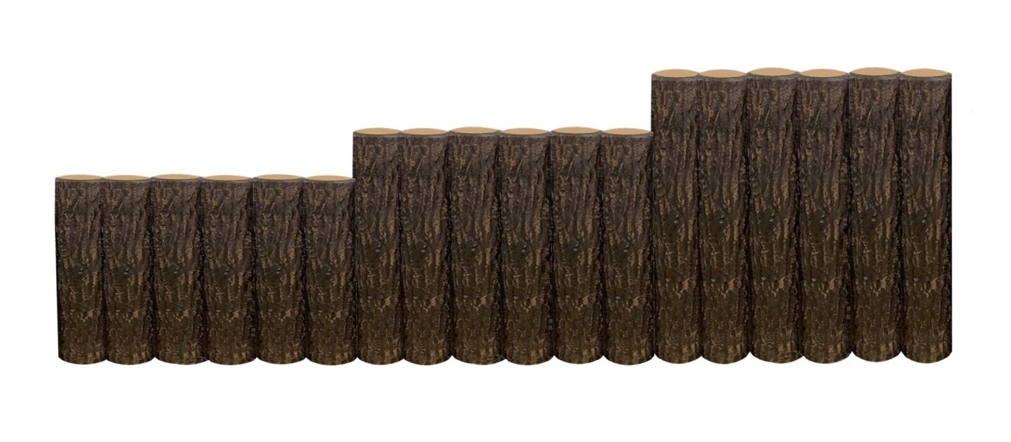 Tree Trunk Concrete Fence price/ unit