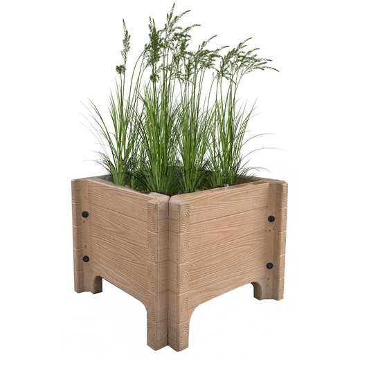 Wooden Texture Planter